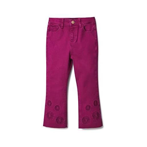 Desigual kids top-bottoms-exteri pantaloni casual, red, 10-sep ragazze