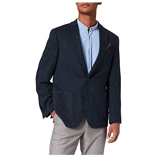 Giacca Uomo Casual,Blazer Casual da Uomo Abito in Lino con Colletto Fiat  Risvolto Estate Giacca Sportiva Slim Fit Giacche da Completo Formale Adatto  per Smoking da Sposa,Blu Navy,XL : : Moda