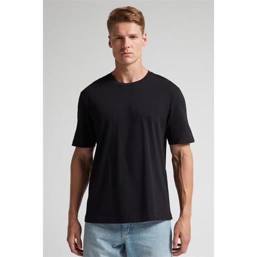 Intimissimi t-shirt in jersey di cotone nero