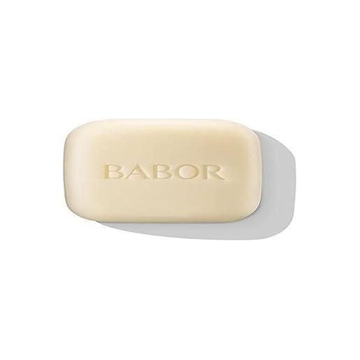 BABOR natural cleansing bar refill per pelli grasse e miste, detergente viso solido per un incarnato compatto, con aloe vera e olio di baobab, senza porta saponetta, 1 x 65 g