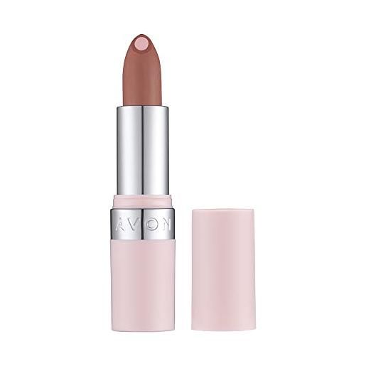 Avon hydramatic matte lipstick nude con un nucleo ialuronico per idratare e rimpolpare le labbra, disponibile in 15 tonalità, 3,6 g