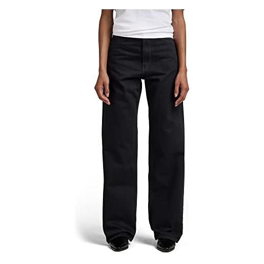 G-STAR RAW women's stray ultra high loose jeans, nero (pitch black d22068-d182-a810), 32w / 30l