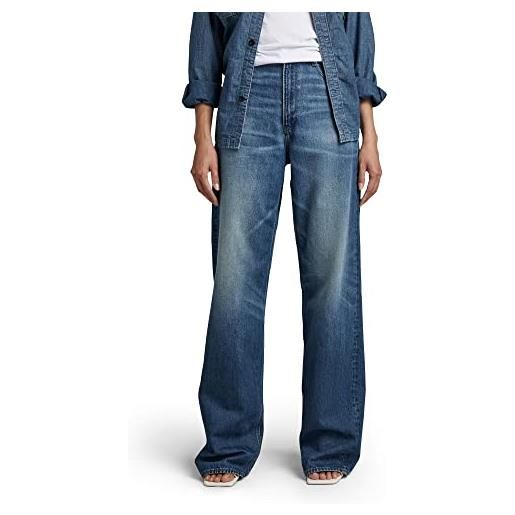 G-STAR RAW women's stray ultra high loose jeans, blu (antique faded niagara d22068-d317-d885), 29w / 34l