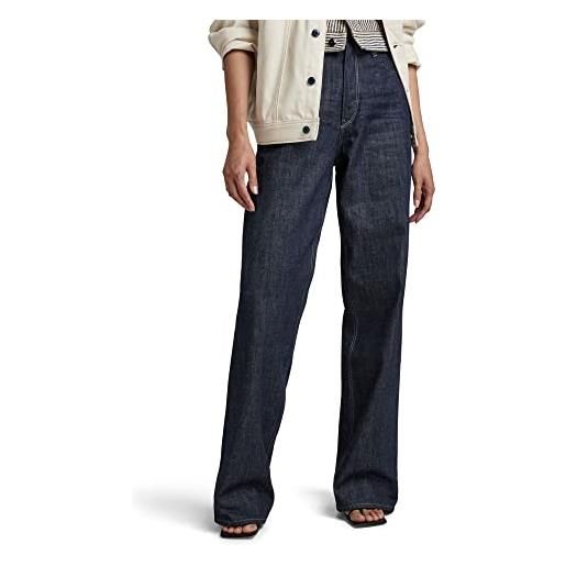 G-STAR RAW women's stray ultra high loose jeans, blu (antique faded niagara d22068-d317-d885), 33w / 32l