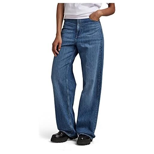 G-STAR RAW women's stray ultra high loose jeans, blu (faded capri d22068-c779-d346), 24w / 32l