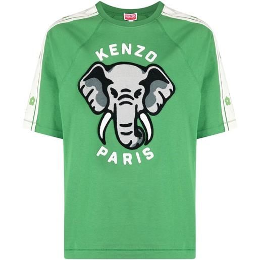 Kenzo t-shirt con stampa - verde