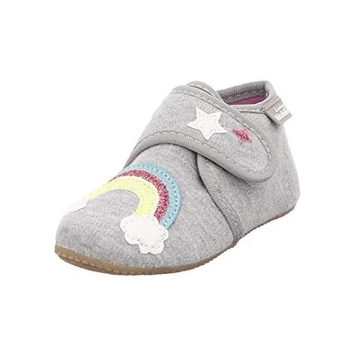 Living Kitzbühel baby klett, pantofole bimba 0-24, grigio (hellgrau 620), 20 eu