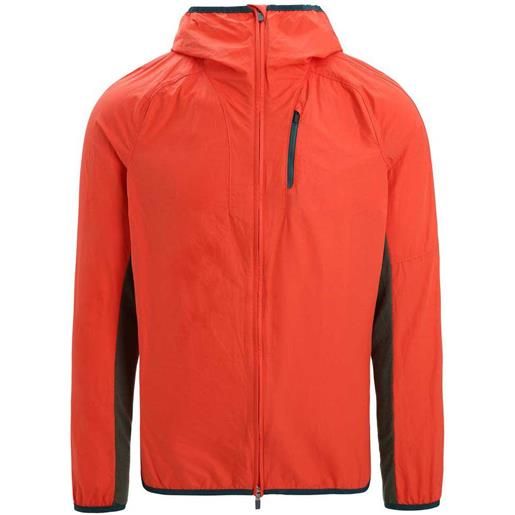 Icebreaker shell+™ cotton windbreaker jacket rosso m uomo