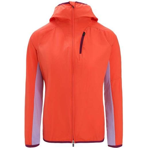 Icebreaker shell+™ cotton windbreaker jacket arancione l donna