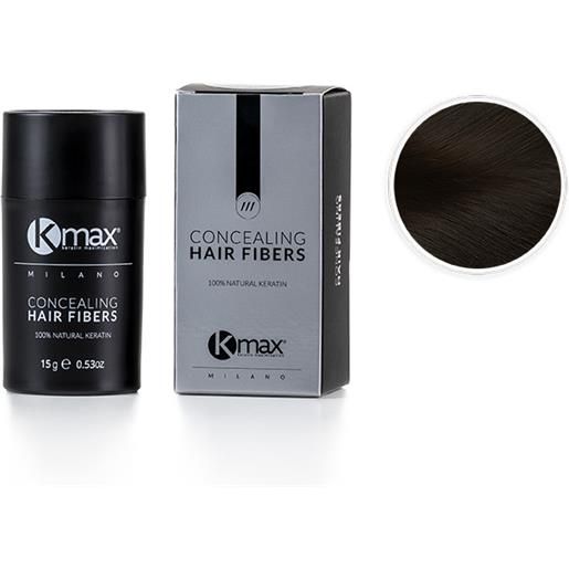Kmax concealing hair fibers - regular (15g) - castano scuro / dark brown