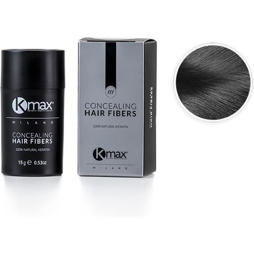 Kmax concealing hair fibers - regular (15g) - grigio scuro / dark grey