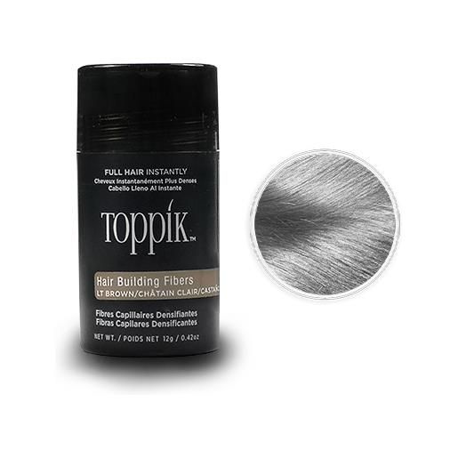 Toppik microfibre di cheratina - hair building fibers - 12 g - grigio chiaro / light grey