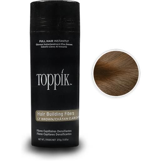 Toppik microfibre di cheratina - hair building fibers - 27,5 g - castano chiaro / light brown