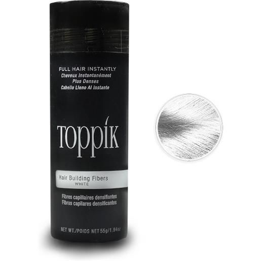 Toppik microfibre di cheratina - hair building fibers - 55 g - bianco / white