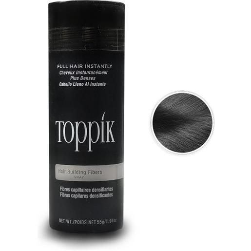 Toppik microfibre di cheratina - hair building fibers - 55 g - grigio chiaro / light grey