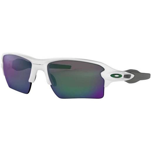 Oakley flak 2.0 xl prizm sunglasses bianco, nero prizm jade/cat3