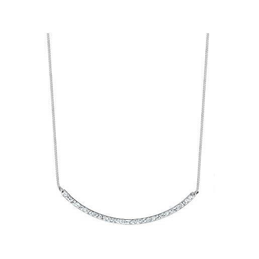 Elli collana con pendente da donna argento 925 con cristalli swarovski, 45 cm