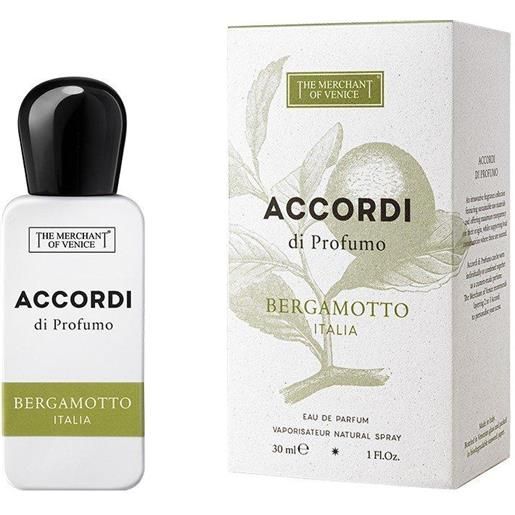 The merchant of venice accordi di profumo bergamotto italia eau de parfum 30ml