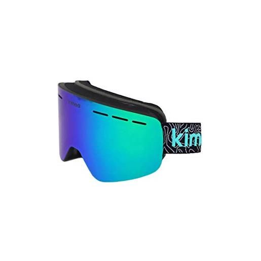 Kimoa goggles lab arctic, occhiali da sci unisex, grigio, standard