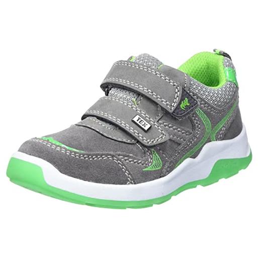 Lurchi maiko-tex, sneaker, grigio verde, 34 eu