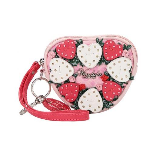 Vendula London the flower shop - pink edition - heart coin purse