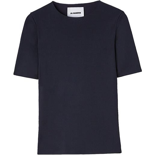 Jil Sander t-shirt girocollo - blu