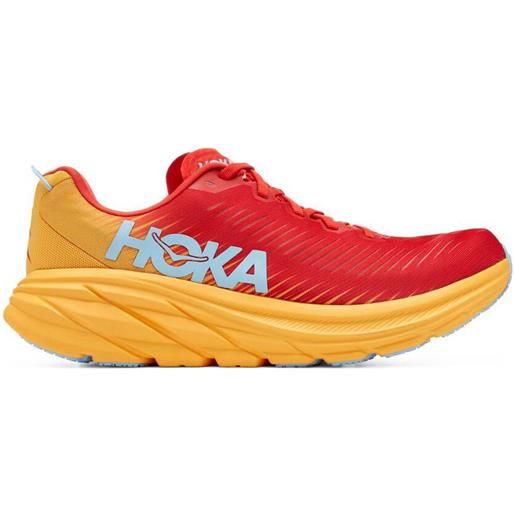 Hoka rincon 3 running shoes rosso, arancione eu 46 uomo
