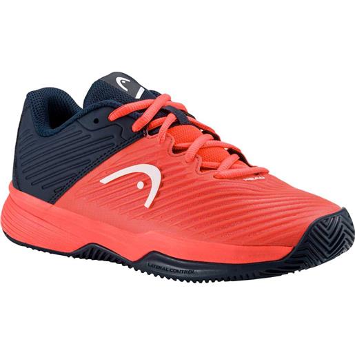 Head Racket revolt pro 4.0 clay clay shoes arancione, blu eu 35