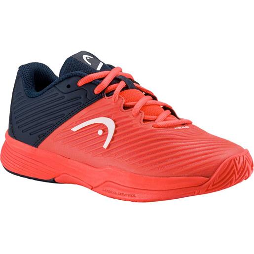 Head Racket revolt pro 4.0 hard court shoes arancione, blu eu 33 1/2