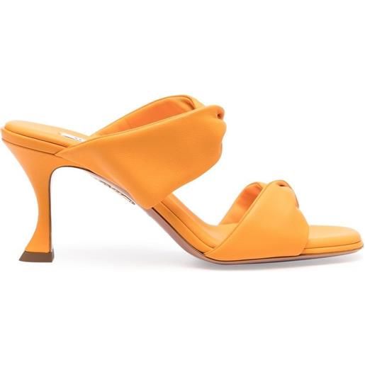 Aquazzura sandali twist 85mm - arancione