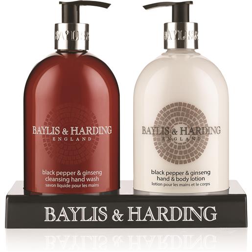 Baylis & Harding sapone + lozione pepe nero e gi
