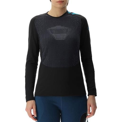 Uyn crossover winter long sleeve base layer nero xs donna
