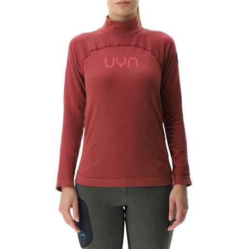 Uyn nival 2nd long sleeve base layer rosso xs donna