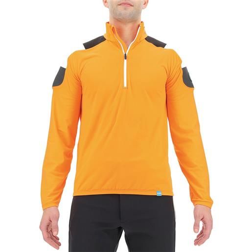 Uyn natyon tricolor 2nd half zip sweatshirt arancione s uomo