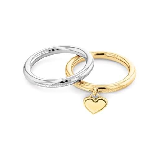 Calvin Klein anello da donna collezione alluring oro giallo - 35000326b