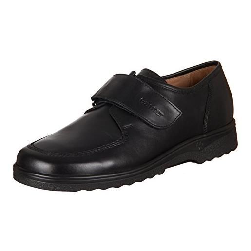 Ganter eric, scarpe chiuse non stringate, larghezza: g uomo, nero (schwarz (schwarz 0100)), 47