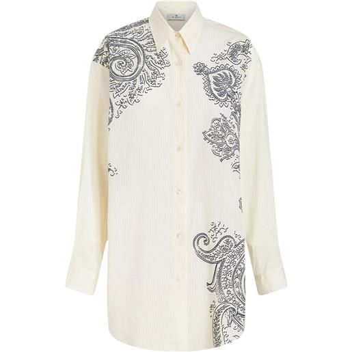 ETRO camicia con stampa paisley - bianco