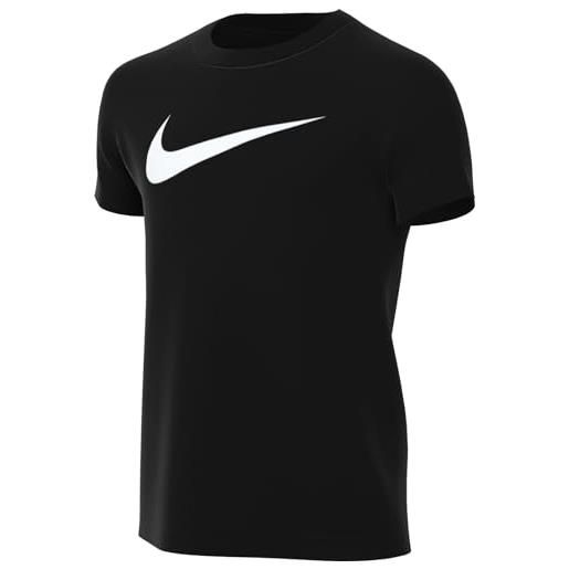 Nike cw6941-451 y nk df park20 ss tee hbr t-shirt unisex ragazzi obsidian/white taglia xs