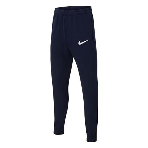 Nike team club 20, pantaloni della tuta unisex-bambini, carbone heathr/bianco/bianco, xs