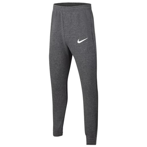 Nike unisex - bambini e ragazzi pantaloni sportivi, normale, cotone, obsidian/white, m