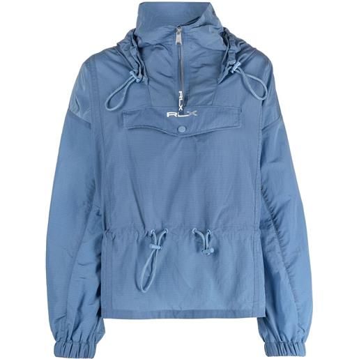 RLX Ralph Lauren giacca con cappuccio - blu