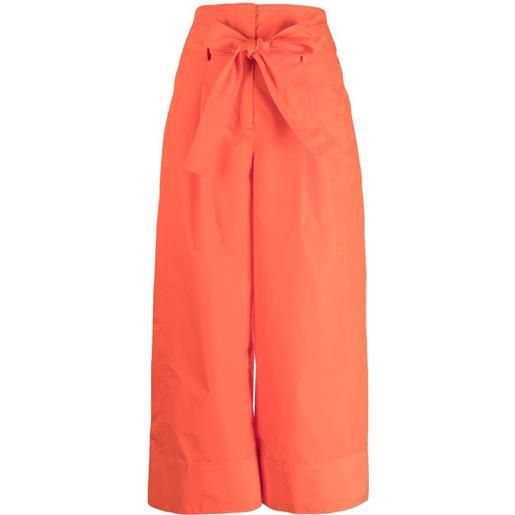 3.1 Phillip Lim pantaloni crop con pieghe - arancione