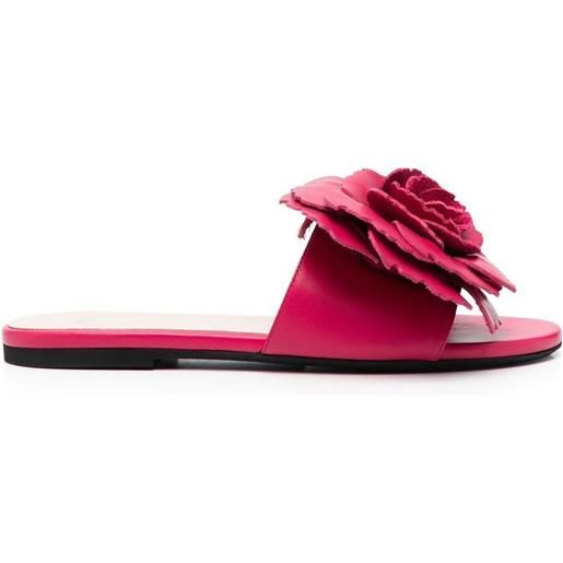 Nº21 sandali con suola piatta - rosa