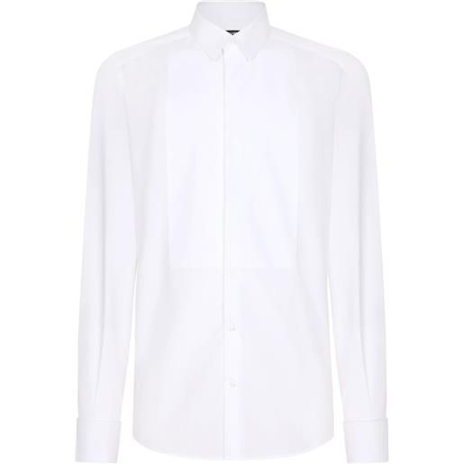 Dolce & Gabbana camicia smoking - bianco