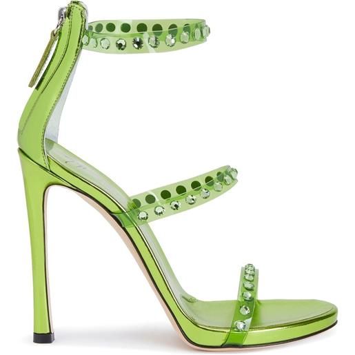 Giuseppe Zanotti sandali con decorazione 120mm - verde