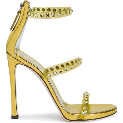 Giuseppe Zanotti sandali con tacco alto - giallo