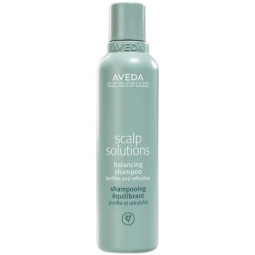 Aveda hair care shampoo scalp solutions. Balancing shampoo