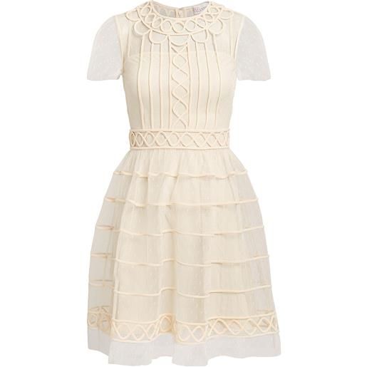 Red Valentino valentino vestito avorio in tulle