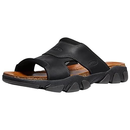 KEEN daytona 2 slide, sandali a ciabatta uomo, black/black, 47.5 eu
