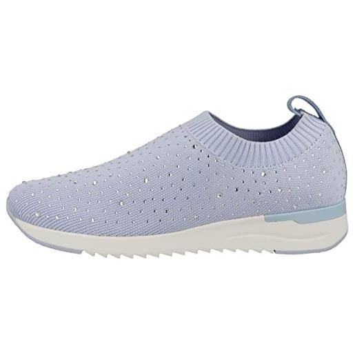 CAPRICE 9-9-24700-20, sneaker slipper donna, lt blue knit 9 24700 20 831, 39 eu